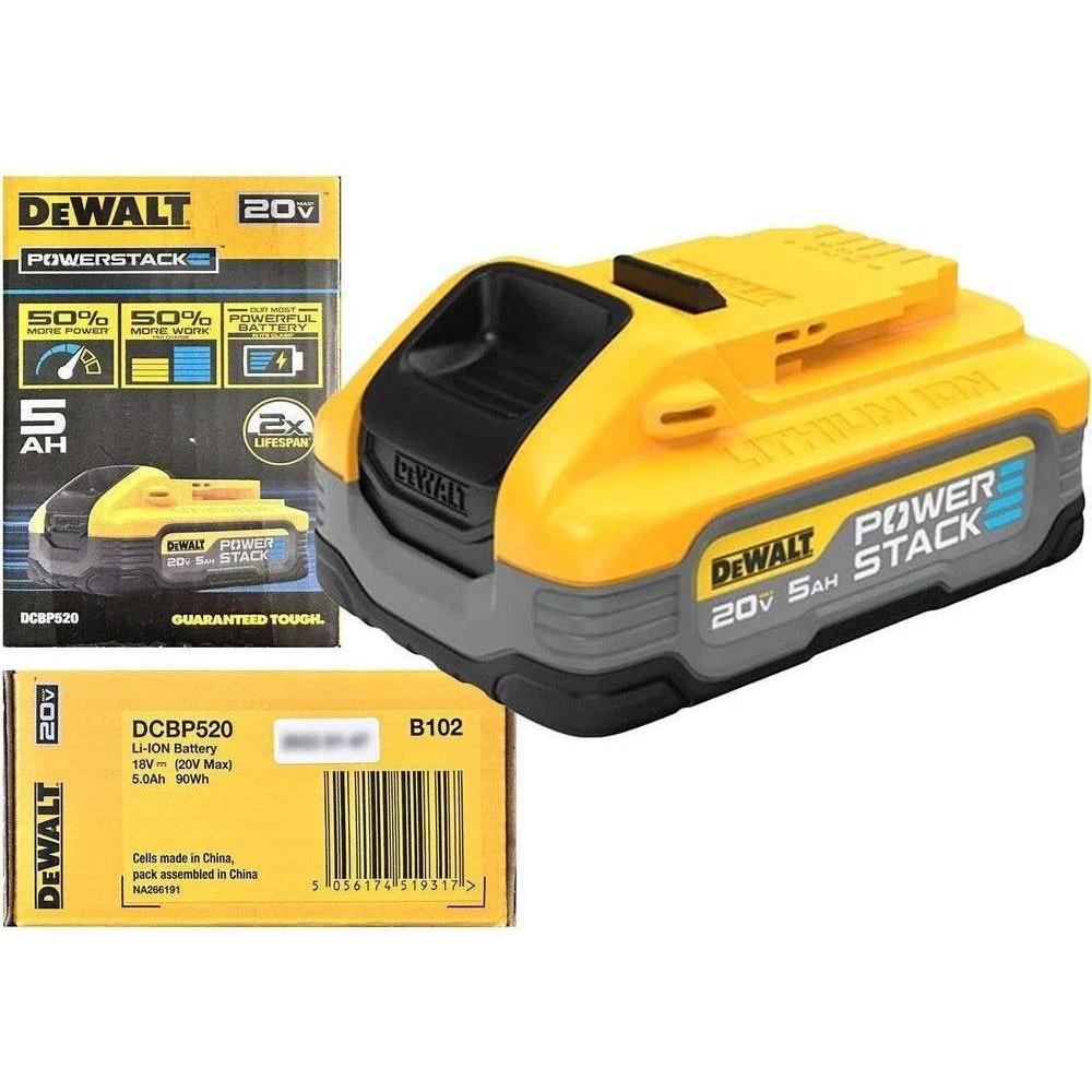 Dewalt DCBP520 20V Powerstack™ Lithium Ion Battery (5.0Ah) - KHM Megatools Corp. Dewalt DCBP520 20V Powerstack™ Lithium Ion Battery (5.0Ah) - KHM Megatools Corp.